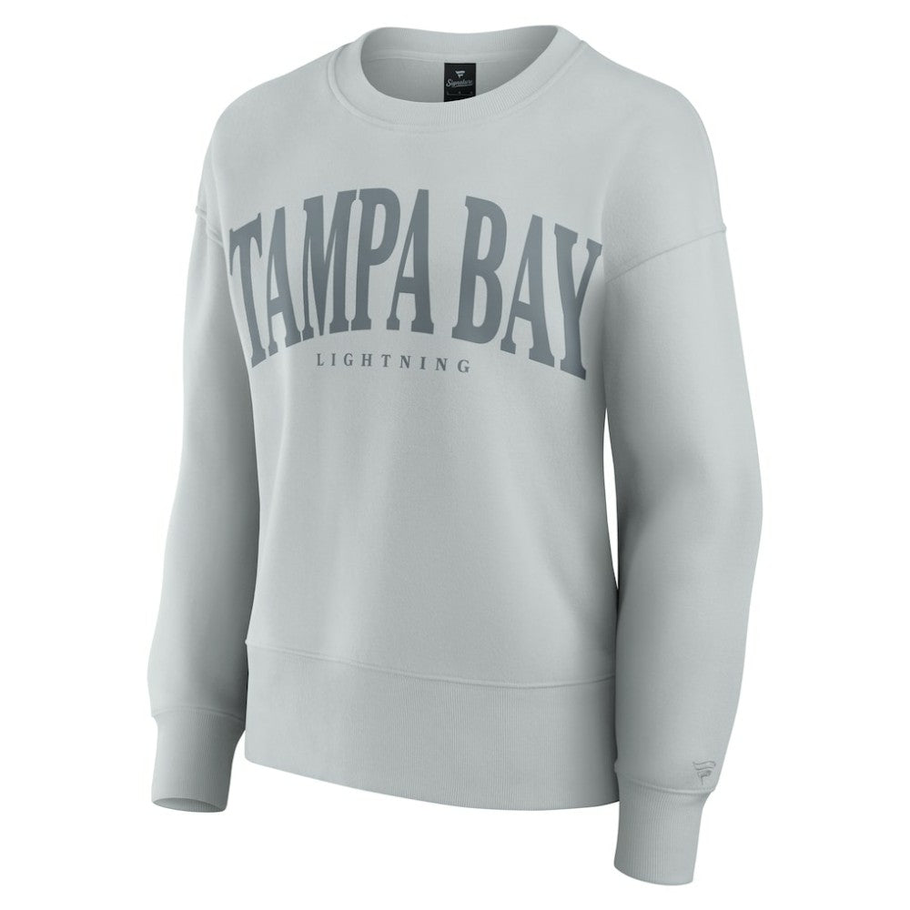 Tampa Bay Lightning Fanatics Women's Elements Flow Pullover Sweatshirt - Gray - NHL 201059075