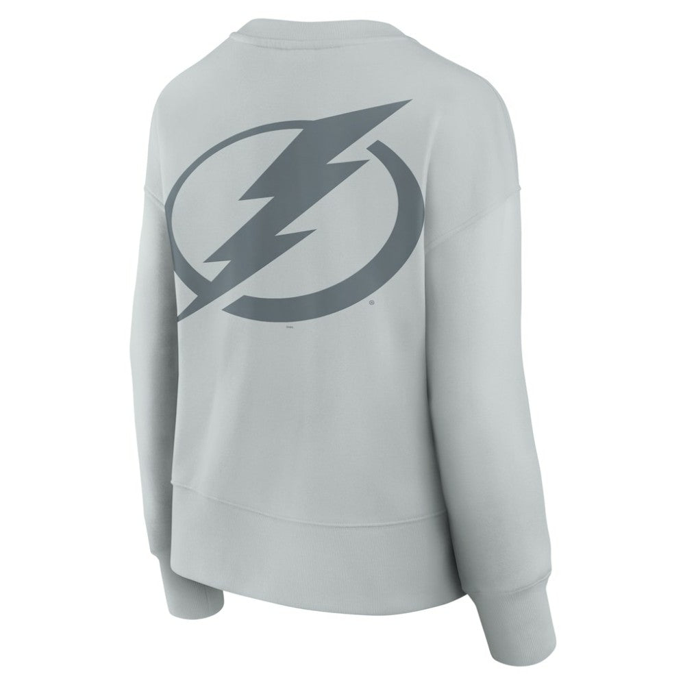 Tampa Bay Lightning Fanatics Women's Elements Flow Pullover Sweatshirt - Gray - NHL 201059075