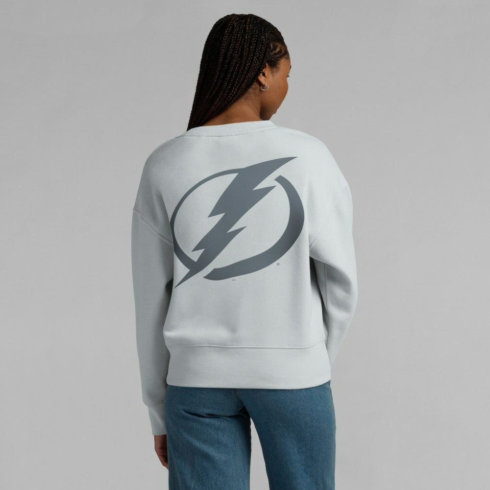Tampa Bay Lightning Fanatics Women's Elements Flow Pullover Sweatshirt - Gray - NHL 201059075