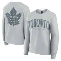 Toronto Maple Leafs Fanatics Women's Elements Flow Pullover Sweatshirt - Gray - NHL 201059076