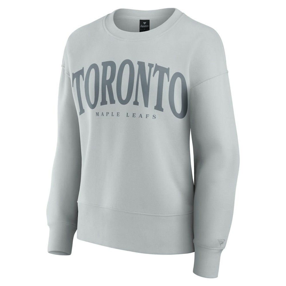 Toronto Maple Leafs Fanatics Women's Elements Flow Pullover Sweatshirt - Gray - NHL 201059076