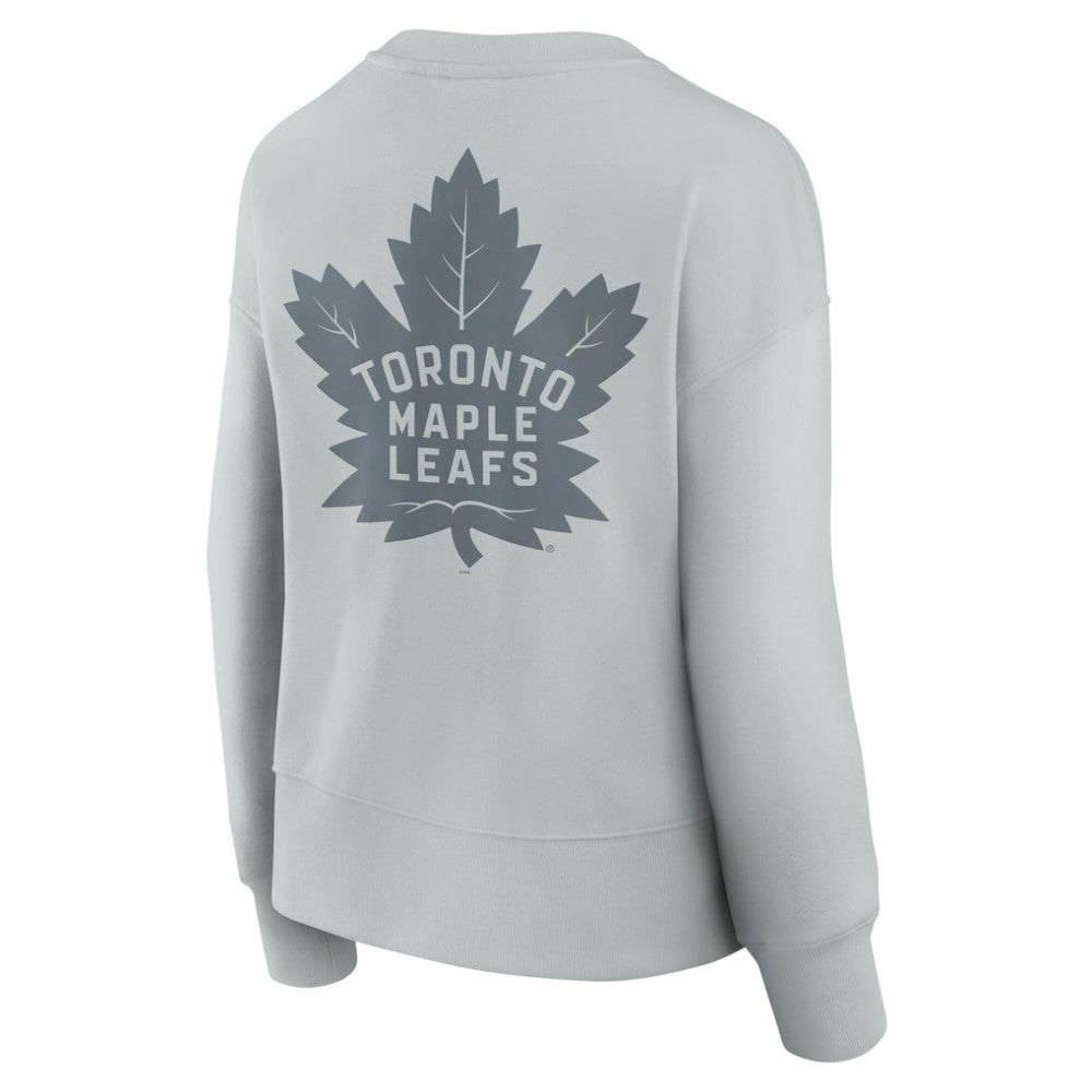 Toronto Maple Leafs Fanatics Women's Elements Flow Pullover Sweatshirt - Gray - NHL 201059076