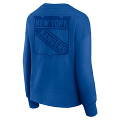 New York Rangers Fanatics Women's Elements Flow Pullover Sweatshirt - Royal - NHL 201059077