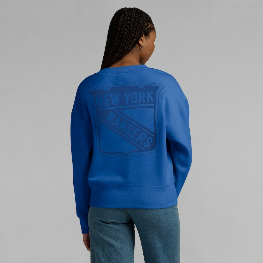 New York Rangers Fanatics Women's Elements Flow Pullover Sweatshirt - Royal - NHL 201059077