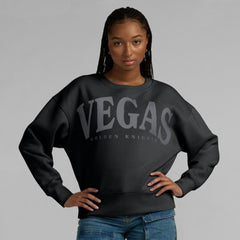 Vegas Golden Knights Fanatics Women's Elements Flow Pullover Sweatshirt - Black - NHL 201059079