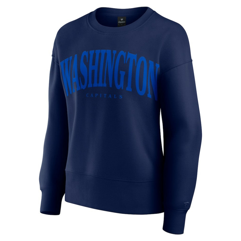 Washington Capitals Fanatics Women's Elements Flow Pullover Sweatshirt - Navy - NHL 201059081