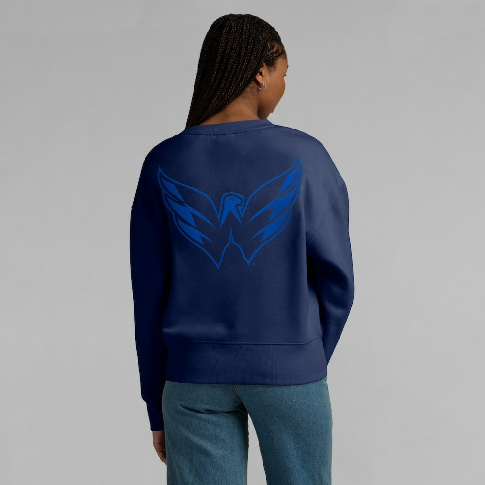 Washington Capitals Fanatics Women's Elements Flow Pullover Sweatshirt - Navy - NHL 201059081