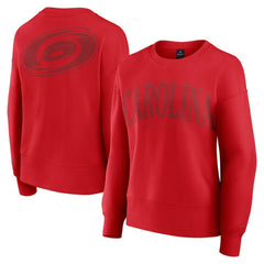 Carolina Hurricanes Fanatics Women's Elements Flow Pullover Sweatshirt - Red - NHL 201059086