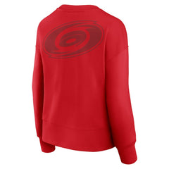 Carolina Hurricanes Fanatics Women's Elements Flow Pullover Sweatshirt - Red - NHL 201059086