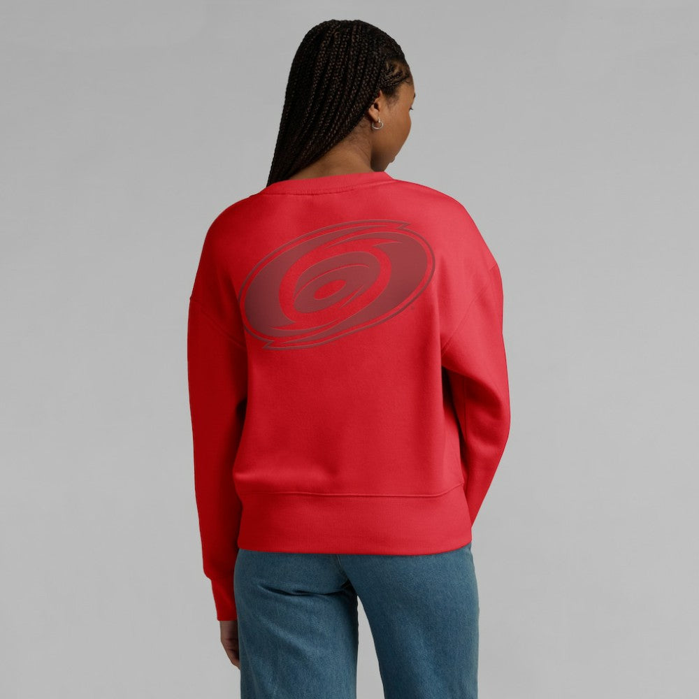 Carolina Hurricanes Fanatics Women's Elements Flow Pullover Sweatshirt - Red - NHL 201059086