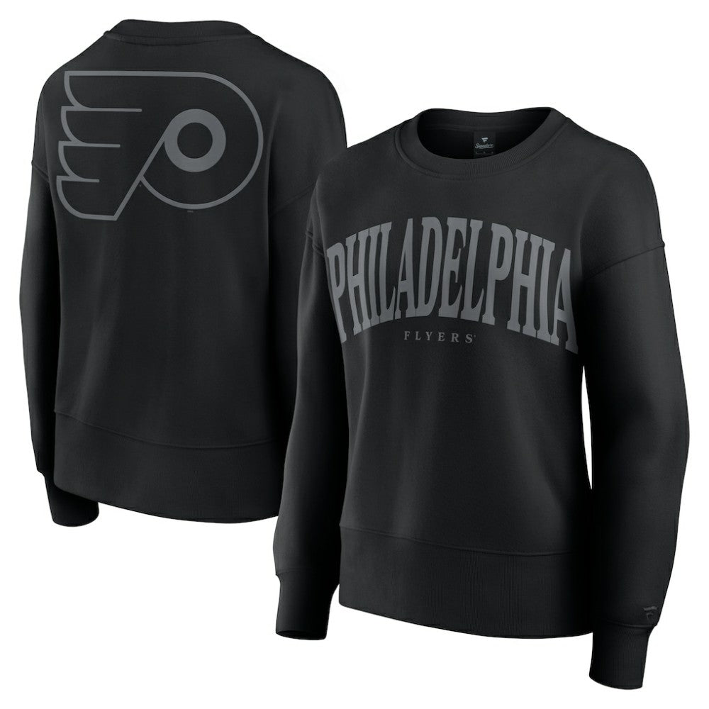 Philadelphia Flyers Fanatics Women's Elements Flow Pullover Sweatshirt - Black - NHL 201059089