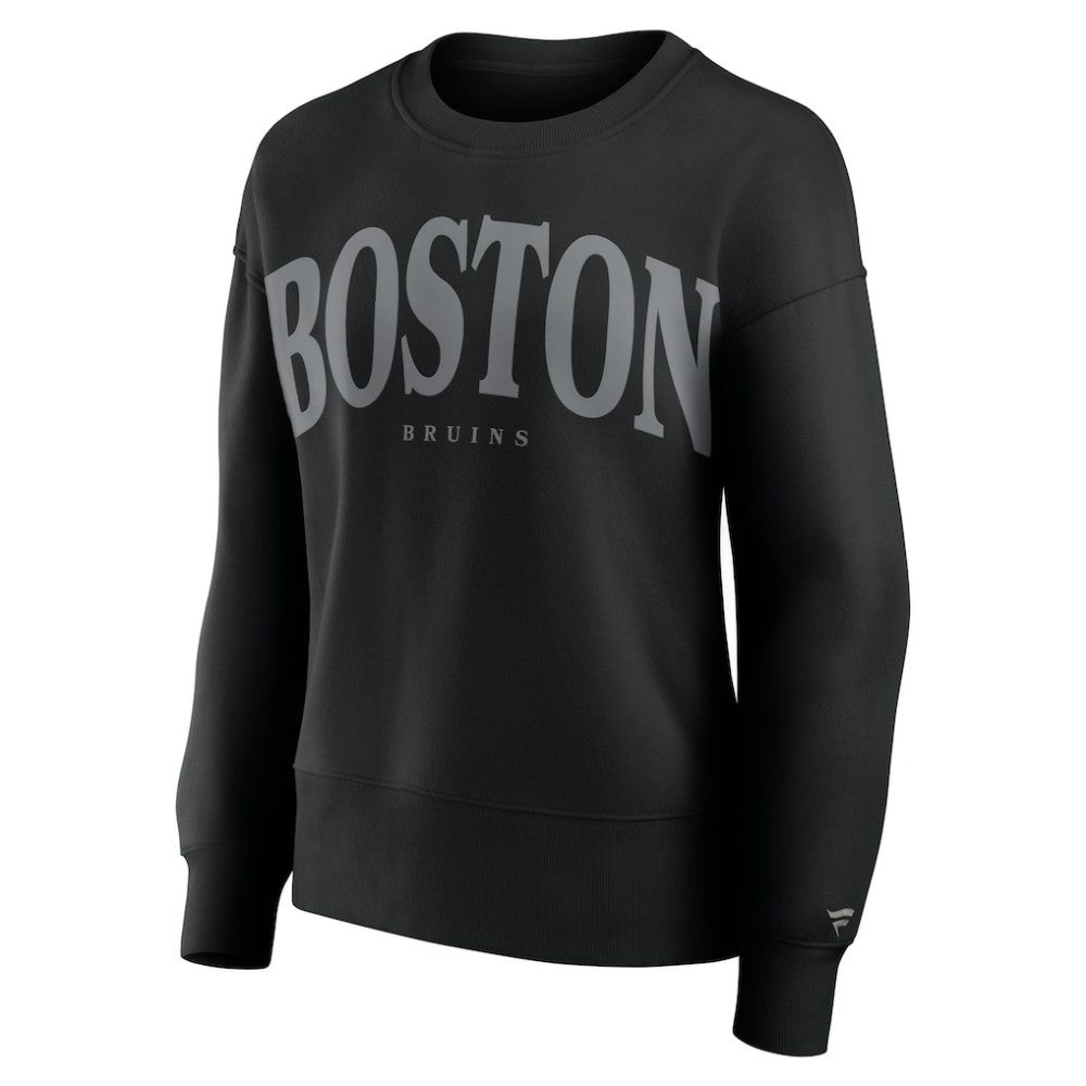 Boston Bruins Fanatics Women's Elements Flow Pullover Sweatshirt - Black - NHL 201059100