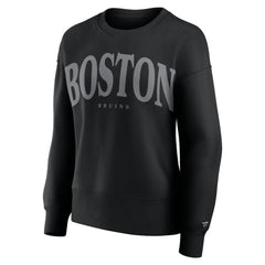 Boston Bruins Fanatics Women's Elements Flow Pullover Sweatshirt - Black - NHL 201059100