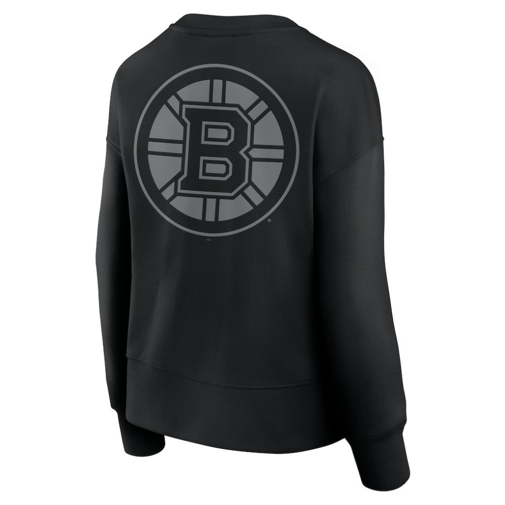Boston Bruins Fanatics Women's Elements Flow Pullover Sweatshirt - Black - NHL 201059100
