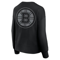 Boston Bruins Fanatics Women's Elements Flow Pullover Sweatshirt - Black - NHL 201059100