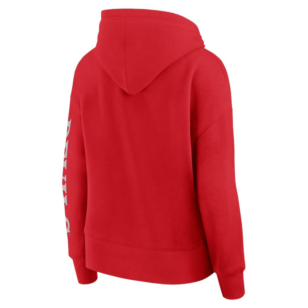 New Jersey Devils Fanatics Women's Elements Next Pullover Hoodie - Red - NHL 201059112