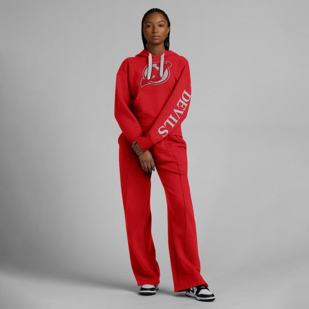New Jersey Devils Fanatics Women's Elements Next Pullover Hoodie - Red - NHL 201059112