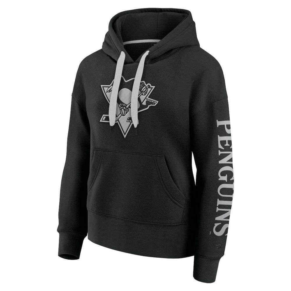 Pittsburgh Penguins Fanatics Women's Elements Next Pullover Hoodie - Black - NHL 201059118