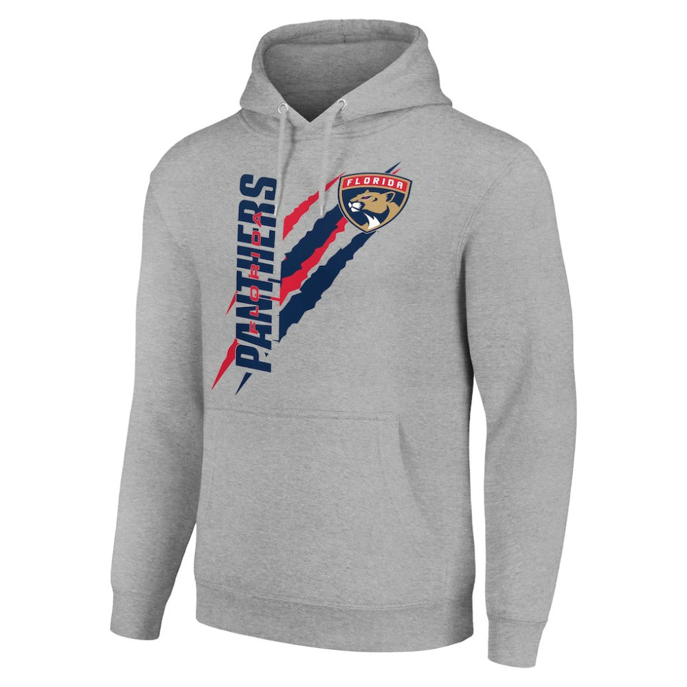 Florida Panthers Starter Color Scratch Fleece Pullover Hoodie - Heather Gray - NHL 201059240