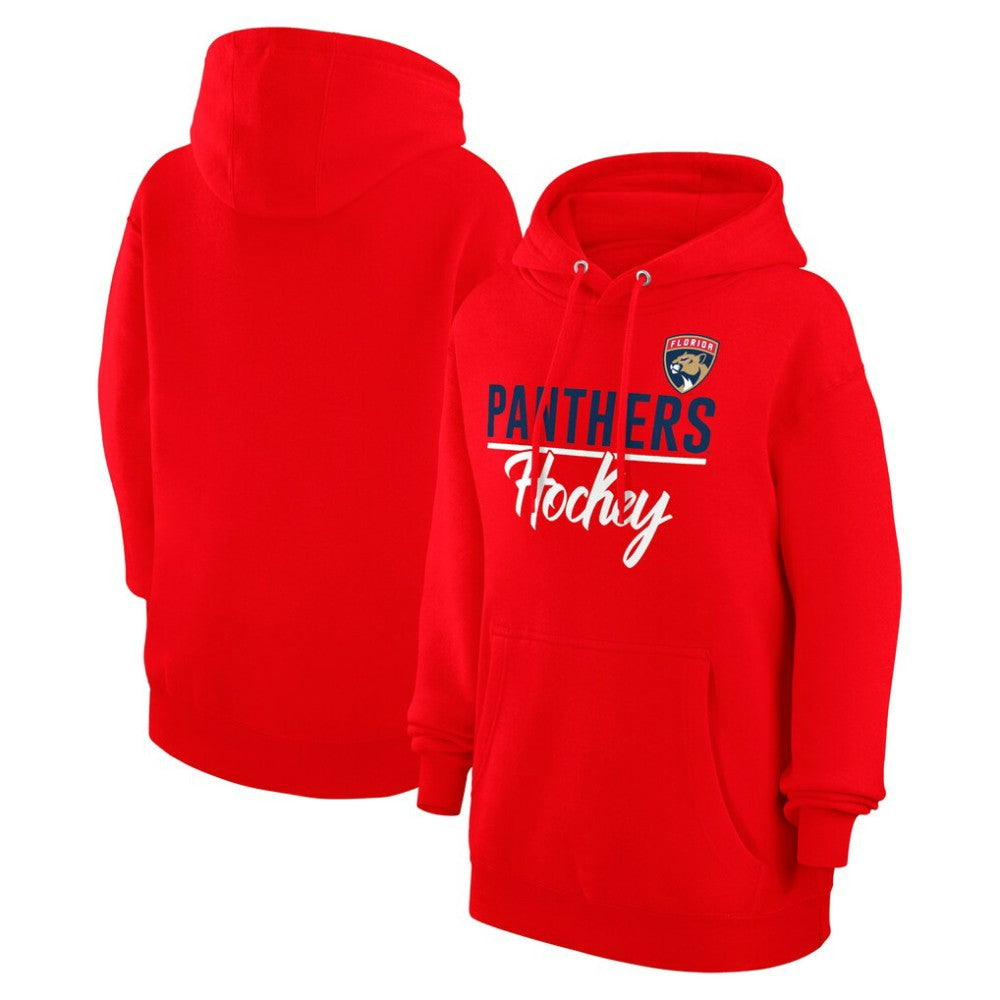 Florida Panthers G-III 4Her by Carl Banks Women's Team Fleece Pullover Hoodie - Red - NHL 201059307