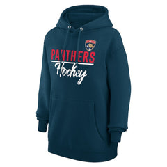 Florida Panthers G-III 4Her by Carl Banks Women's Team Fleece Pullover Hoodie - Navy - NHL 201059321