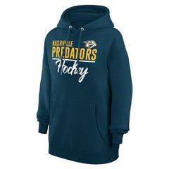 Nashville Predators G-III 4Her by Carl Banks Women's Team Fleece Pullover Hoodie - Navy - NHL 201059326