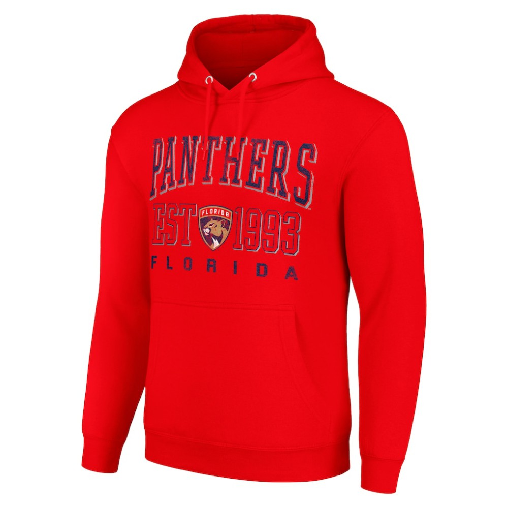Florida Panthers Starter Graphic Pullover Hoodie - Red - NHL 201059334