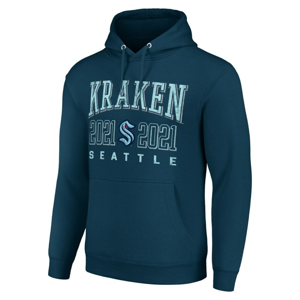 Seattle Kraken Starter Graphic Pullover Hoodie - Deep Sea Blue - NHL 201059338