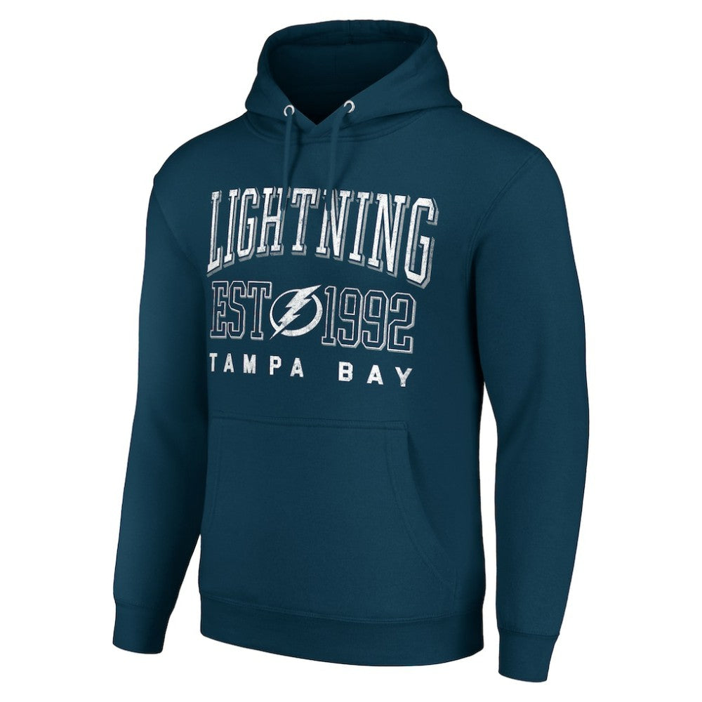 Tampa Bay Lightning Starter Graphic Pullover Hoodie - Navy - NHL 201059339