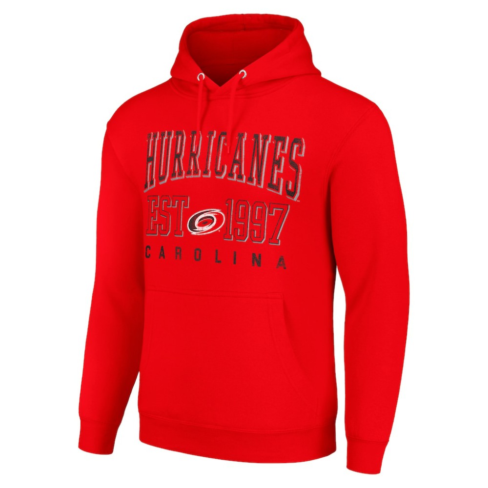 Carolina Hurricanes Starter Graphic Pullover Hoodie - Red - NHL 201059340