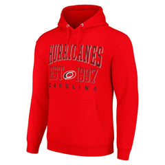 Carolina Hurricanes Starter Graphic Pullover Hoodie - Red - NHL 201059340