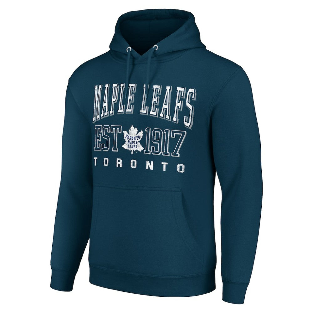 Toronto Maple Leafs Starter Retro Graphic Pullover Hoodie - Navy - NHL 201059343