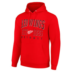 Detroit Red Wings Starter Retro Graphic Pullover Hoodie - Red - NHL 201059344