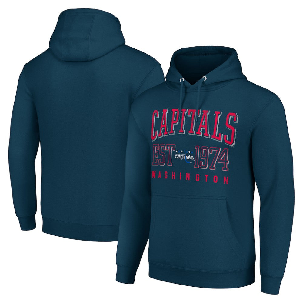 Washington Capitals Starter Retro Graphic Pullover Hoodie - Navy - NHL 201059349