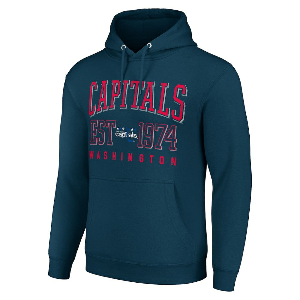 Washington Capitals Starter Retro Graphic Pullover Hoodie - Navy - NHL 201059349