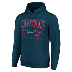 Washington Capitals Starter Retro Graphic Pullover Hoodie - Navy - NHL 201059349