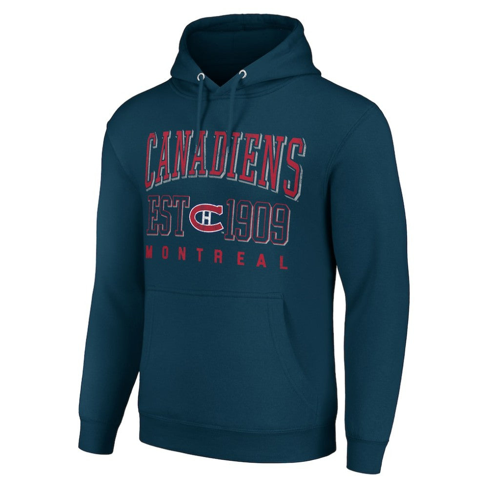 Montreal Canadiens Starter Retro Graphic Pullover Hoodie - Navy - NHL 201059355