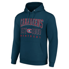 Montreal Canadiens Starter Retro Graphic Pullover Hoodie - Navy - NHL 201059355