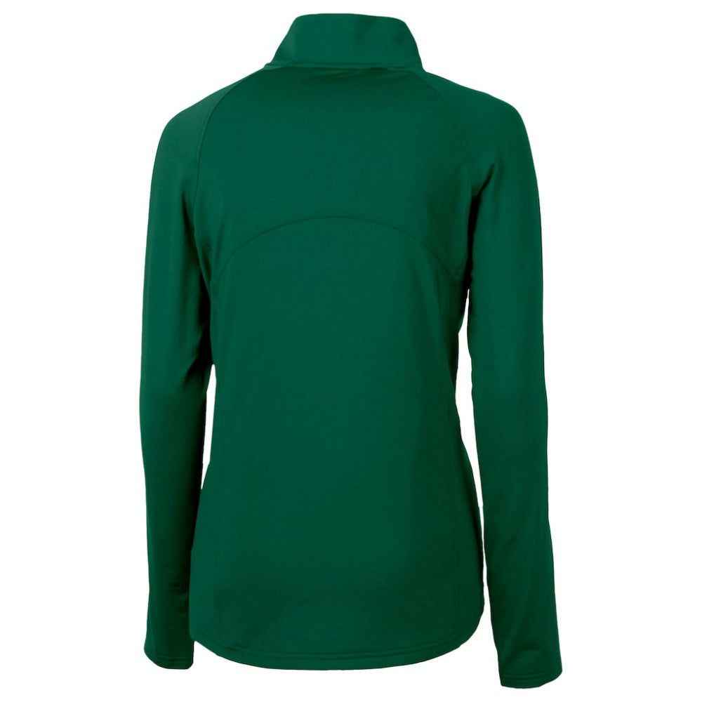 Colorado Rockies Cutter & Buck Women's City Connect Adapt Eco Knit Recycled Half-Zip Pullover Top - Hunter Green - MLB Discount