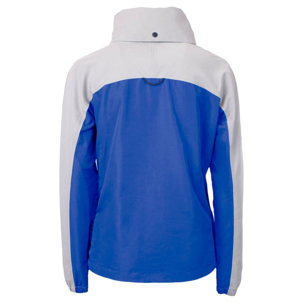 Los Angeles Dodgers Cutter & Buck Women's City Connect Charter Eco Recycled Half-Zip Anorak Jacket - Royal - MLB Discount