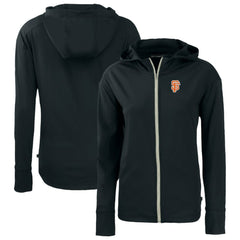 San Francisco Giants Cutter & Buck Women's City Connect Daybreak Eco Recycled Full-Zip Hoodie - Black - MLB Discount
