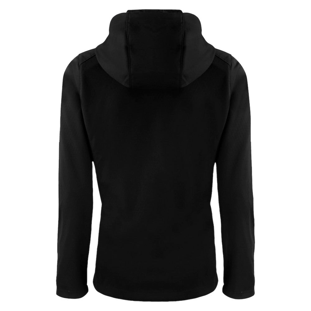 San Francisco Giants Cutter & Buck Women's City Connect Evoke Eco Softshell Recycled Full-Zip Hoodie Jacket - Black - MLB Sale