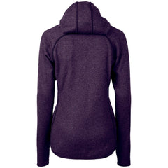 Colorado Rockies Cutter & Buck Women's City Connect Mainsail Full-Zip Hooded Jacket - Heather Purple - MLB Online