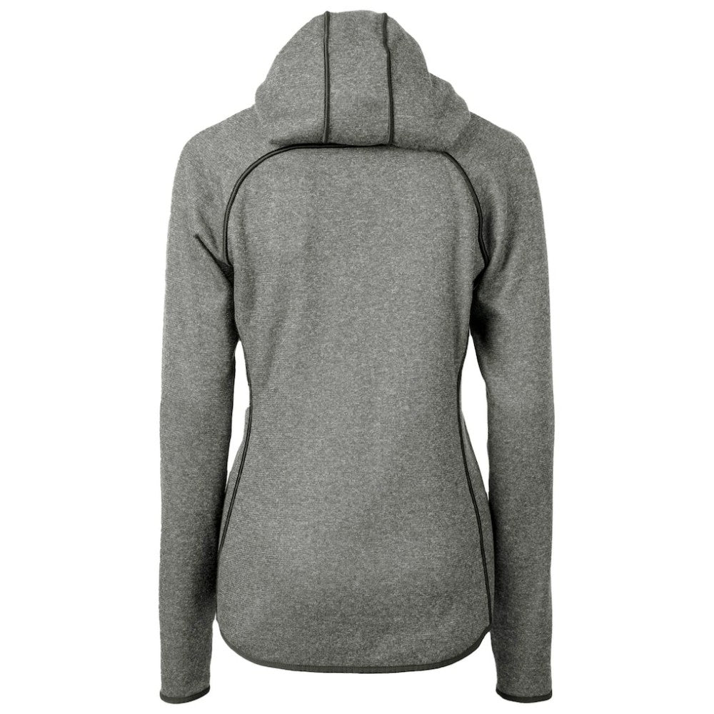 San Francisco Giants Cutter & Buck Women's City Connect Mainsail Full-Zip Hooded Jacket - Heather Gray - MLB Lifestyle