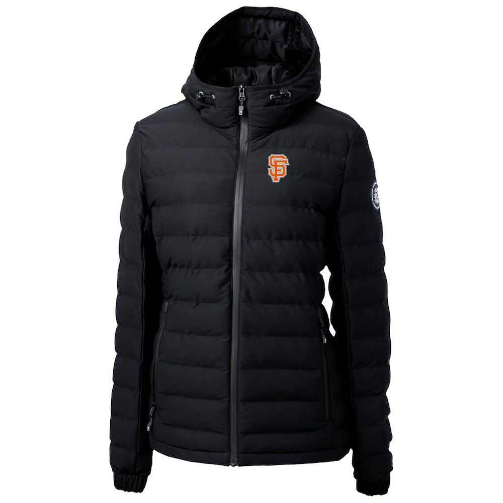 San Francisco Giants Cutter & Buck Women's City Connect Mission Ridge Repreve Eco Insulated Full-Zip Puffer Jacket - Black - MLB Online