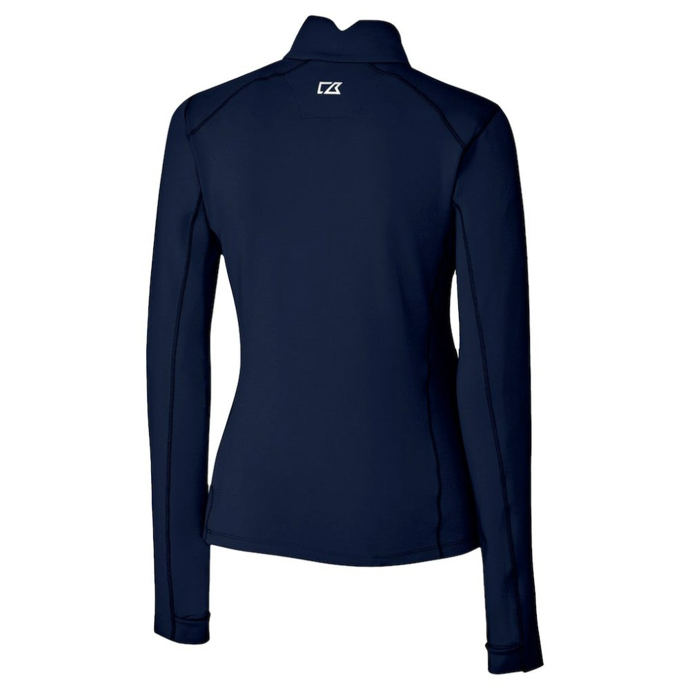 Chicago Cubs Cutter & Buck Women's City Connect Traverse Stretch Quarter-Zip Pullover Top - Navy - MLB Sale