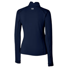 Chicago Cubs Cutter & Buck Women's City Connect Traverse Stretch Quarter-Zip Pullover Top - Navy - MLB Sale