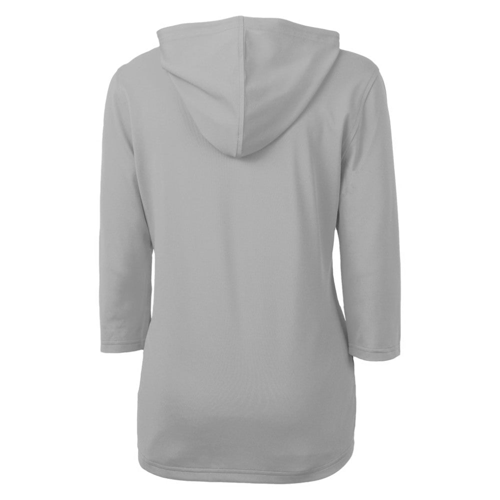 Houston Astros Cutter & Buck Women's City Connect Virtue Eco Pique Recycled Half-Zip Pullover Hoodie - Gray - MLB Discount