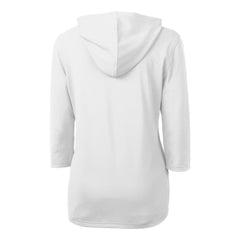 San Diego Padres Cutter & Buck Women's City Connect Virtue Eco Pique Recycled Half-Zip Pullover Hoodie - White - MLB Online