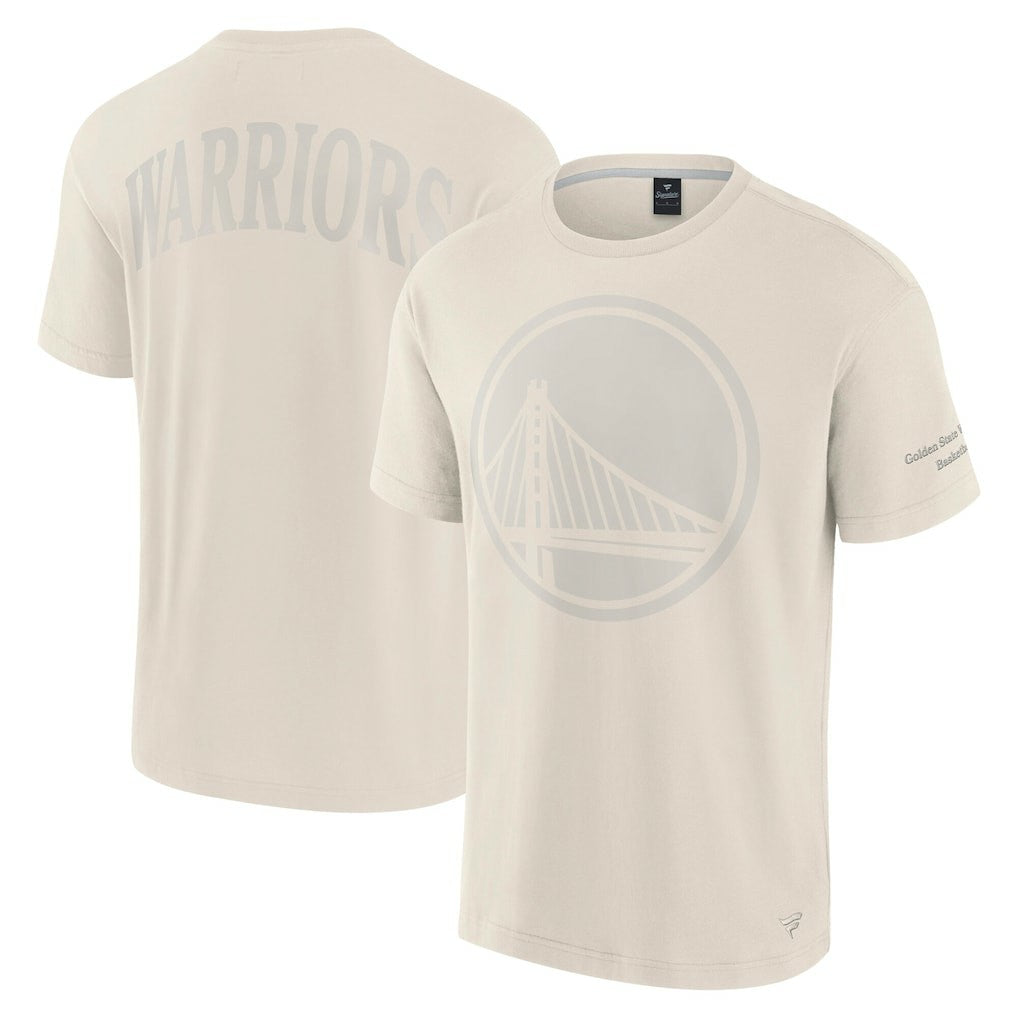 Golden State Warriors Elements Iconic T-Shirt for sale Cream | Fanatics Near Me